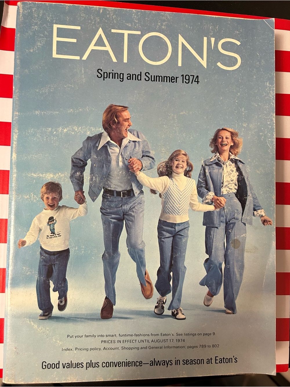 Vintage Eaton’s Catogue- Spring & Summer 1974